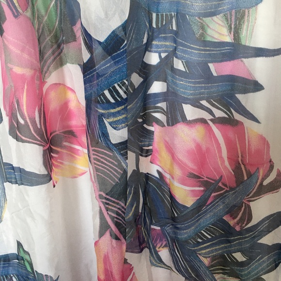 NWT- PIAZZA DEL TEMPIO WATERCOLOR FLORAL DRESS - Picture 4 of 9